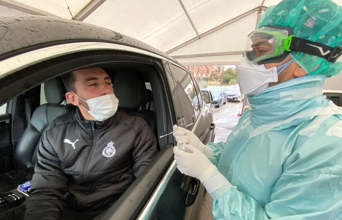 Prueba PCR a jugador del Racing