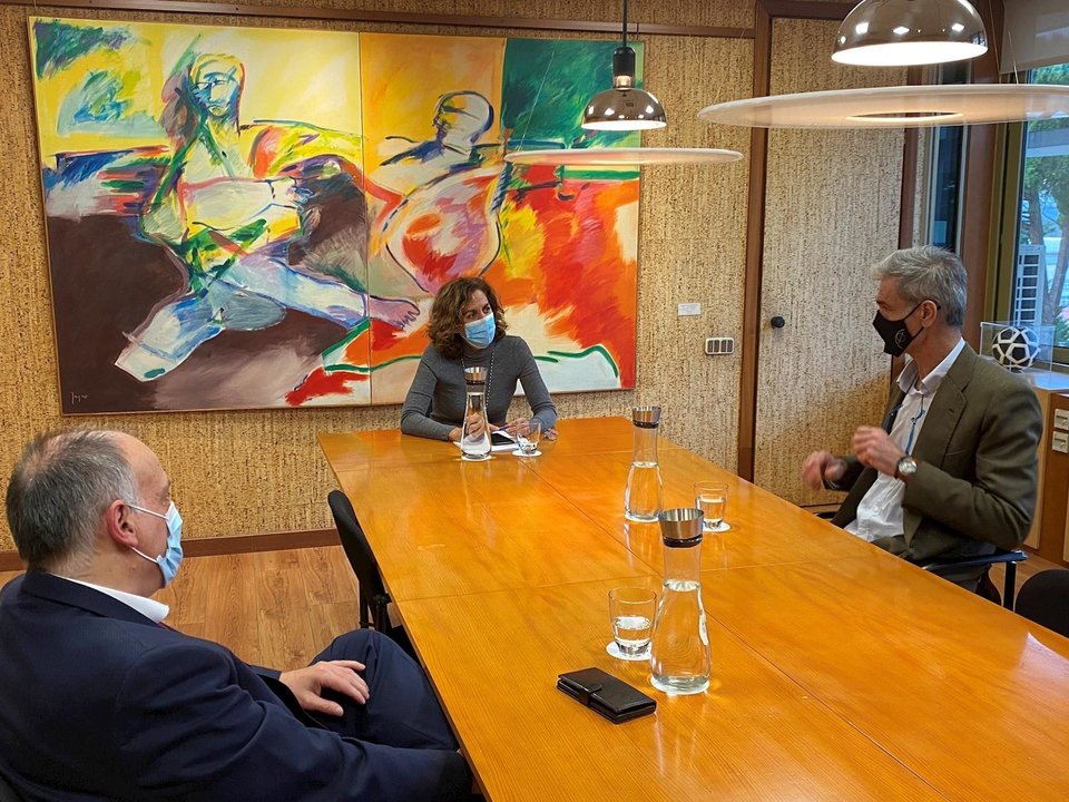 Antonio Martín y Javier Tebas, reunidos con Irene Lozano, Secretaria de Estado para el Deporte