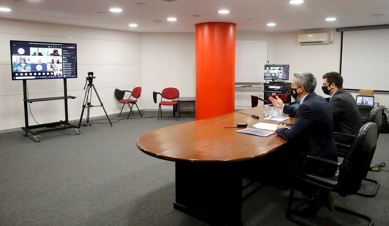 El vicepresidente Pablo Zuloaga en la jornada sobre I+D