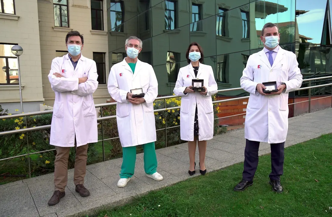 Sanidad de la entrega de los premios Best in Class 2020 a Valdecilla