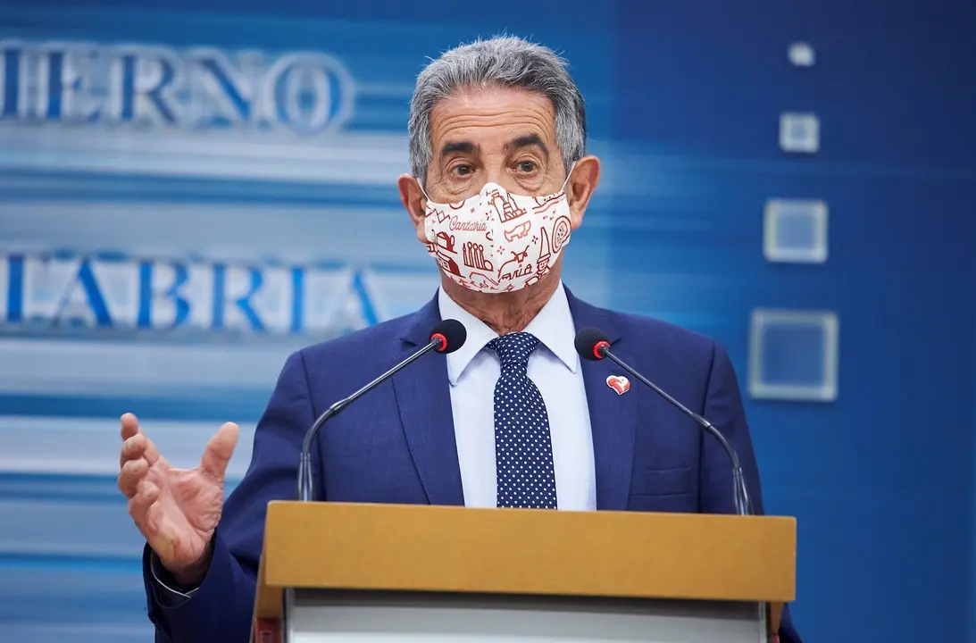 El presidente de Cantabria, Miguel &Aacute;ngel Revilla