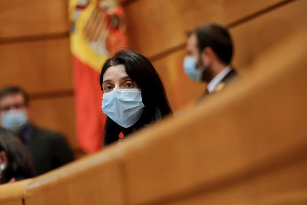 La presidenta del Senado, Pilar Llop, durante una sesi&oacute;n de control al Gobierno en la C&aacute;mara Alta, en Madrid (Espa&ntilde;a), a 6 de octubre de 2020. 