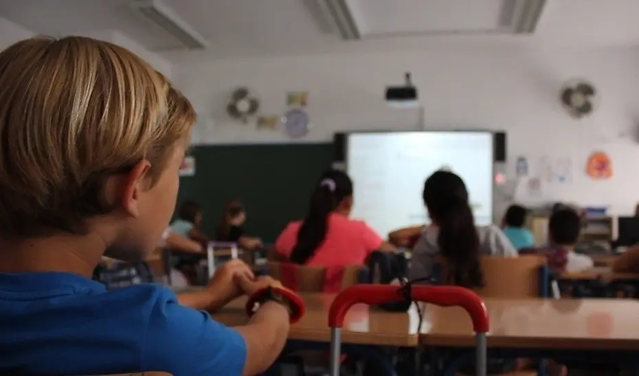 Aula de un colegio de Primaria.