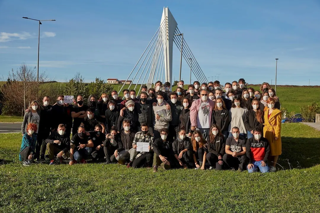 Fin del rodaje 'Dos vacas y una burra' en Santander