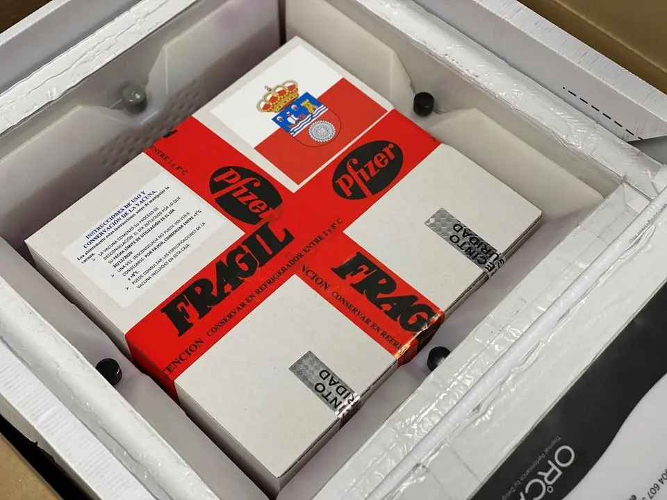 Primeras vacunas contra el Covid llegadas a Cantabria