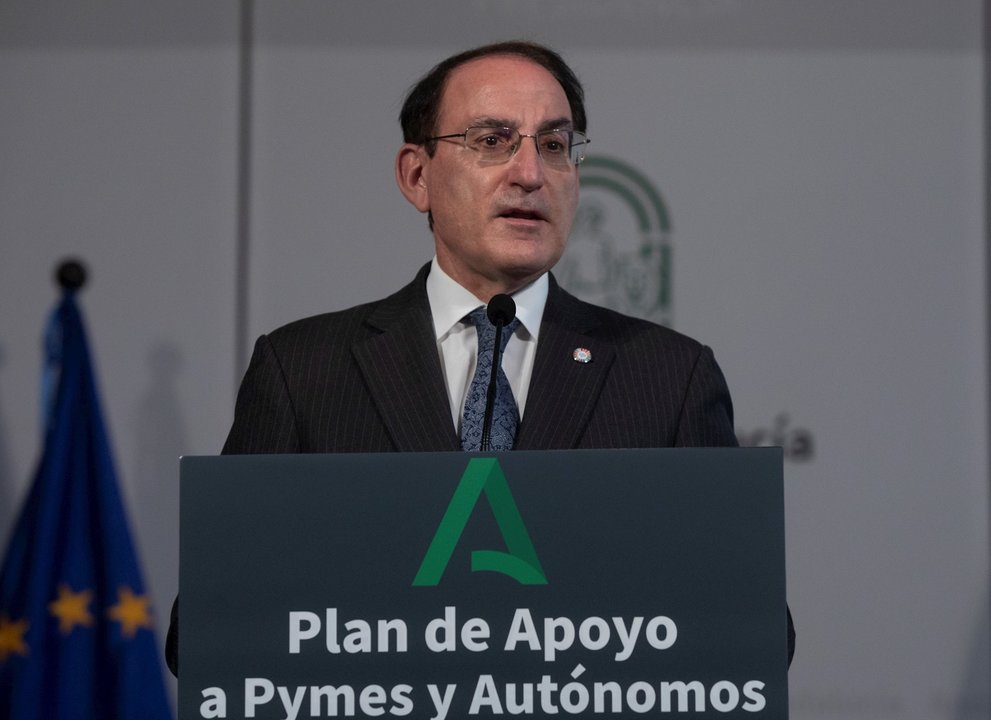 El presidente de la CEA, Javier González de Lara, en una imagen de 16 de noviembre de 2020.