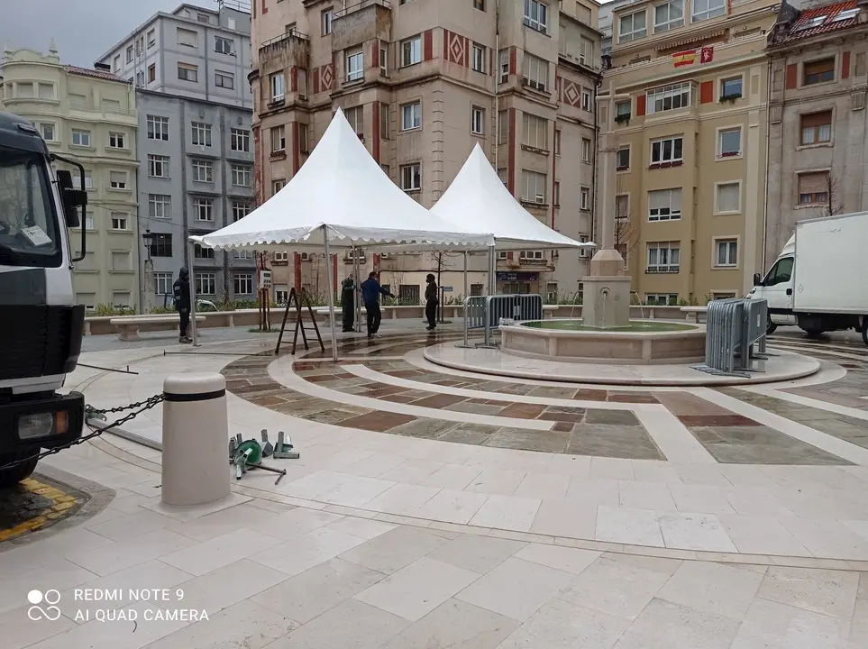Preparativos de la visita de los Reyes Magos a la Catedral