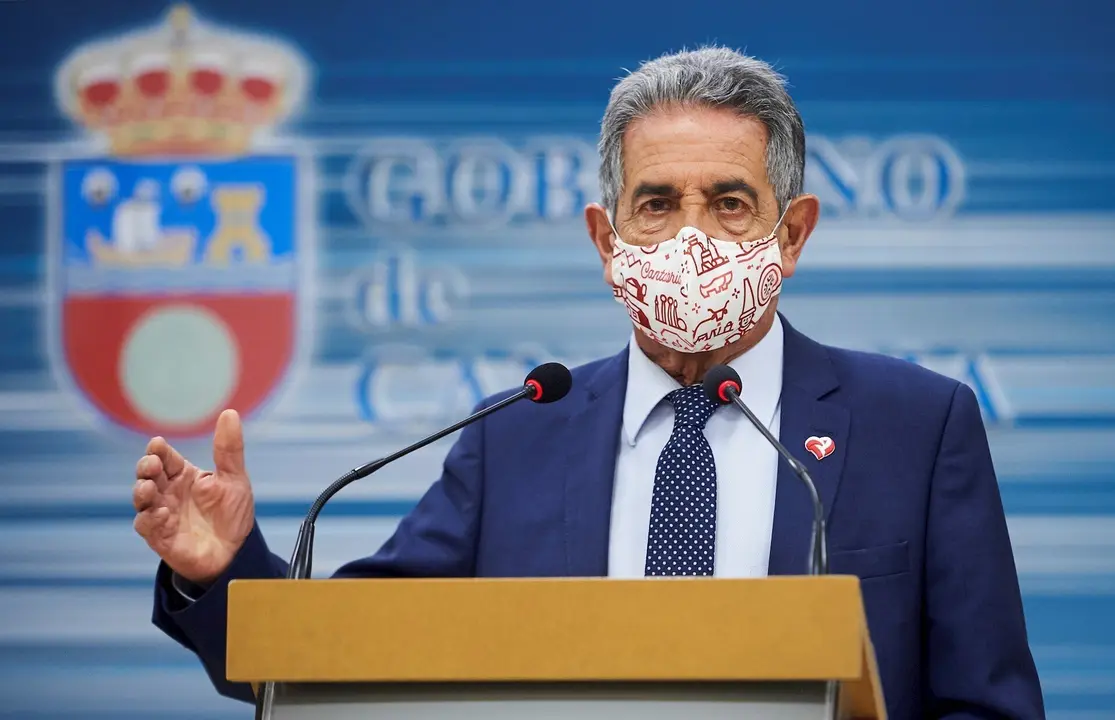El presidente de Cantabria, Miguel &Aacute;ngel Revilla