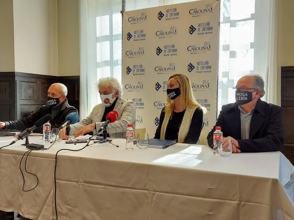 Rueda de prensa de la Asociaci&oacute;n Empresarial de Hosteler&iacute;a de Cantabria (AEHC)