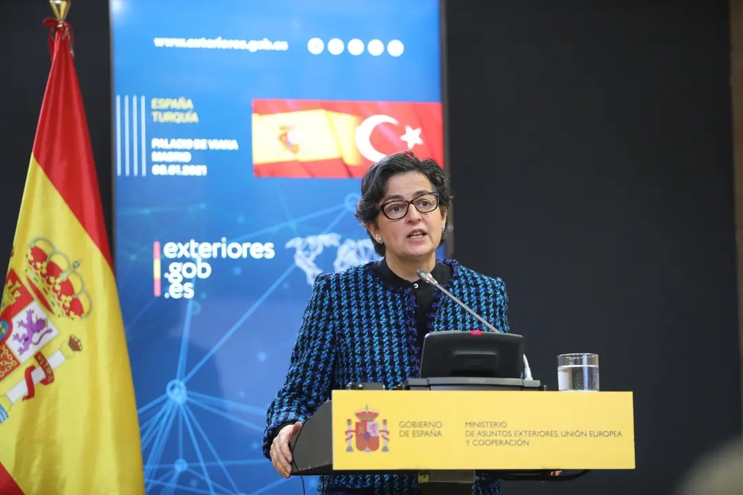 La ministra de Asuntos Exteriores, Uni&oacute;n Europea y Cooperaci&oacute;n, Arancha Gonz&aacute;lez Laya