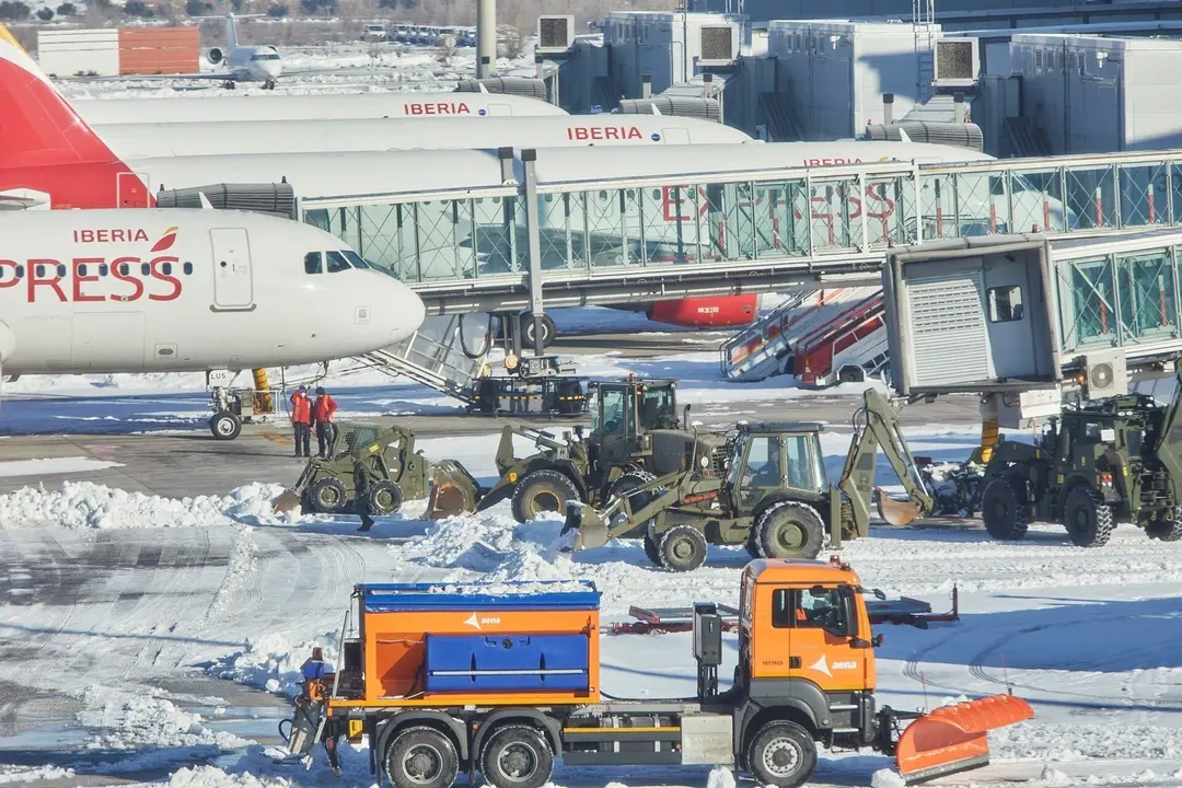Avi&oacute;n de Iberia este martes en Barajas