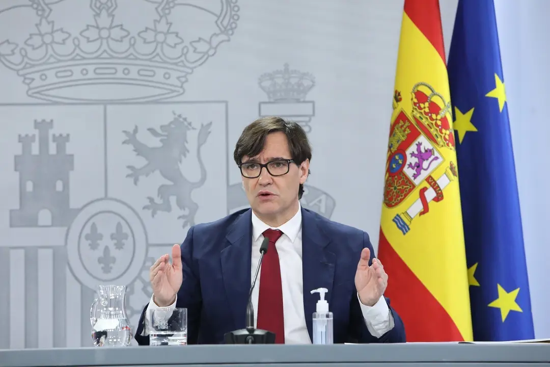 El ministro de Sanidad, Salvador Illa en rueda de prensa
