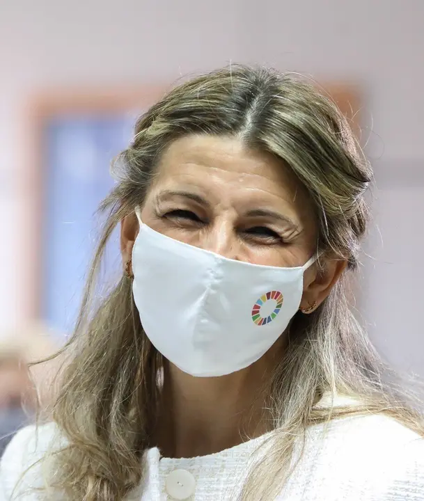 La ministra de Trabajo, Yolanda D&iacute;az