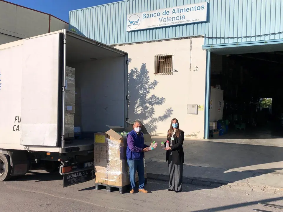 Mercadona.- Valencia.- Mercadona dona 10.000 kilos de biberones y tetinas al Banco de Alimentos de Valencia