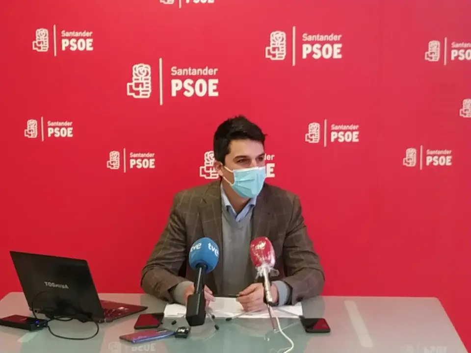 El portavoz del PSOE, Daniel Fern&aacute;ndez.- Archivo