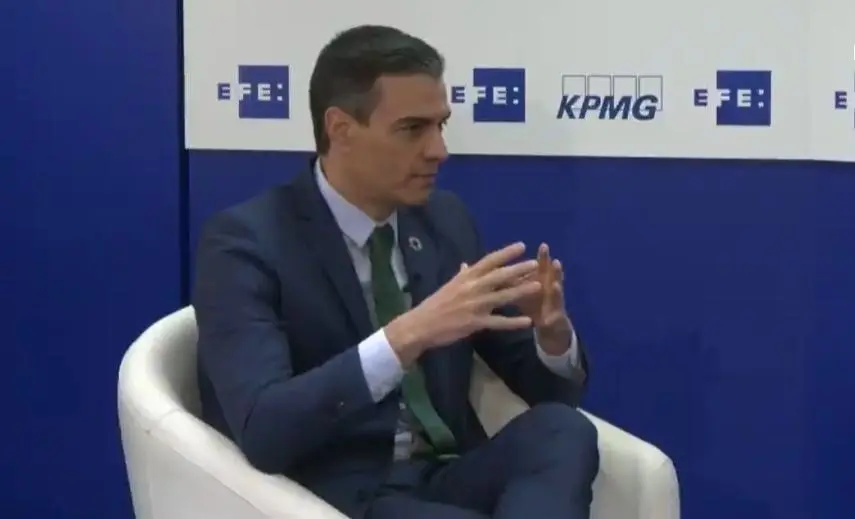 El presidente del Gobierno, Pedro S&aacute;nchez