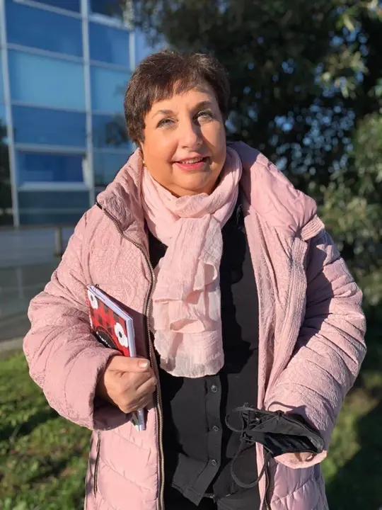 La portavoz de la asamblea del Besaya de IU, Victoria Cedr&uacute;n