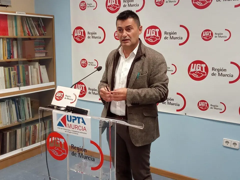 El m&aacute;ximo responsable de la Uni&oacute;n de Profesionales y Trabajadores Aut&oacute;nomos (UPTA), Eduardo Abad.