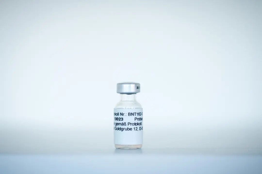 La vacuna contra el COVID-19 BNT162, que est&aacute; siendo desarrollada por Pfizer y BioNTech