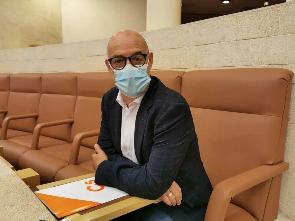 El portavoz de Cs en el Parlamento de Cantabria, F&eacute;lix &Aacute;lvarez
