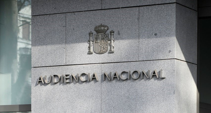 Imagen de la fachada de la Audiencia Nacional (Madrid)