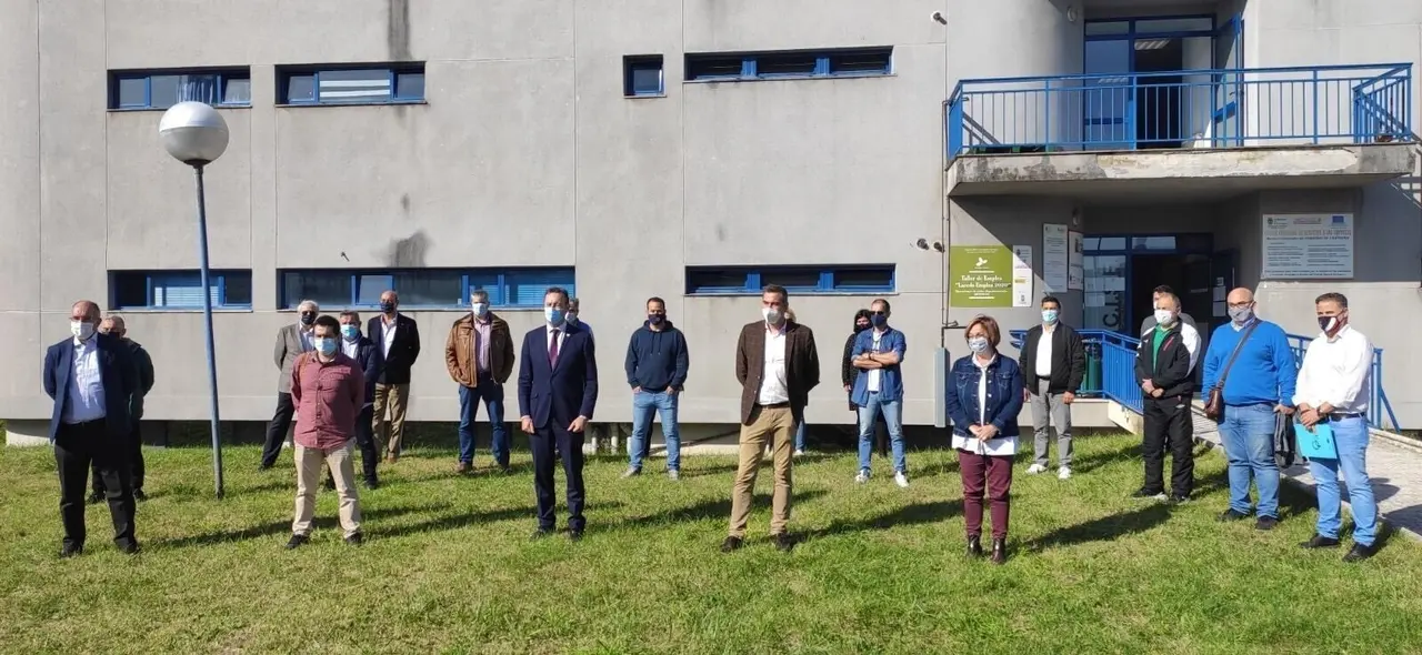 Participantes en la firma de los contratos subvencionados en la convocatoria de 2020