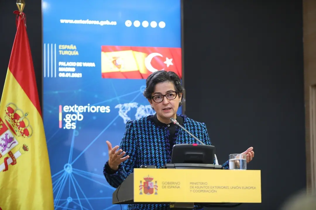 La ministra de Asuntos Exteriores, Uni&oacute;n Europea y Cooperaci&oacute;n, Arancha Gonz&aacute;lez Laya
