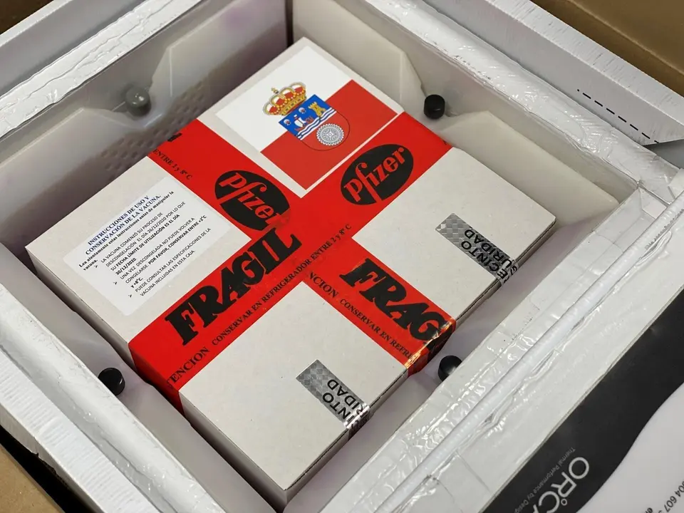 Primeras vacunas contra el Covid llegadas a Cantabria