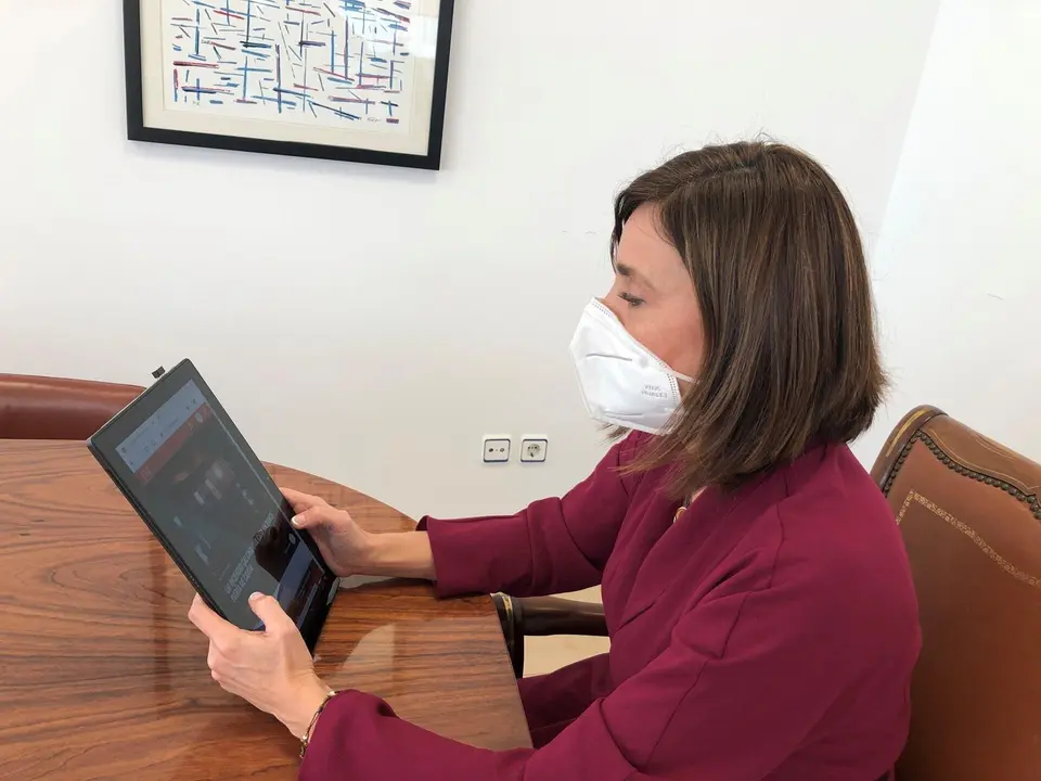 La consejera de Presidencia, Interior, Justicia y Acci&oacute;n Exterior, Paula Fern&aacute;ndez