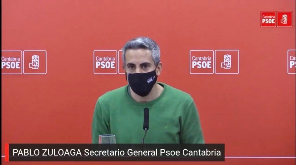 Pablo Zuloaga en un encuentro digital del PSOE
