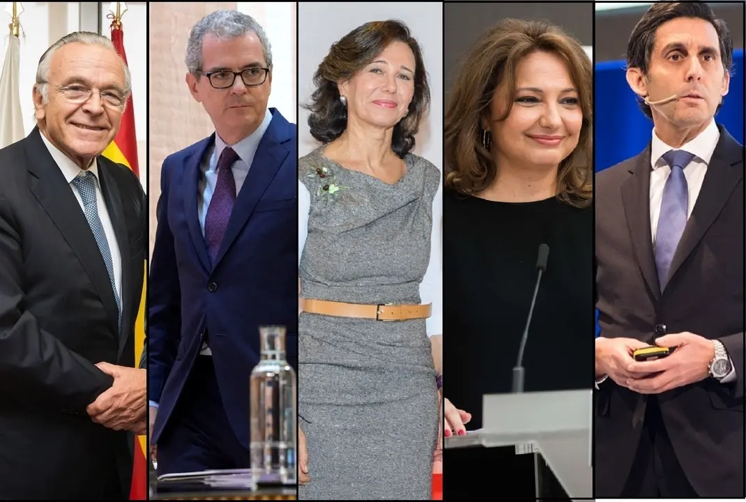 Isidre Fain&eacute;, Pablo Isla, Ana Bot&iacute;n, Marta &Aacute;lvarez y Jos&eacute; Mar&iacute;a &Aacute;lvarez-Pallete, los cinco l&iacute;deres empresariales de Espa&ntilde;a, seg&uacute;n Advice Strategic Consultants