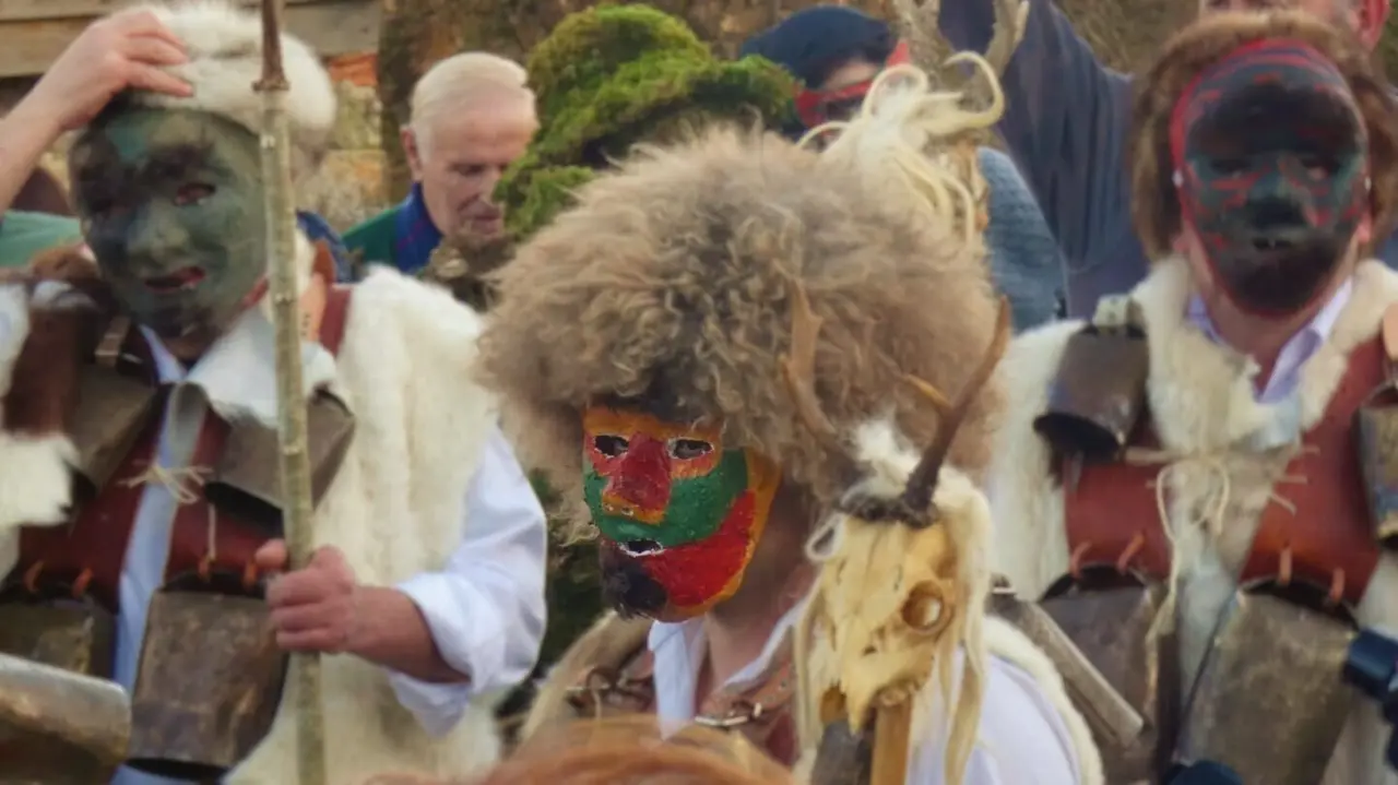 Mascarada Los Zamarrones en Lanchares