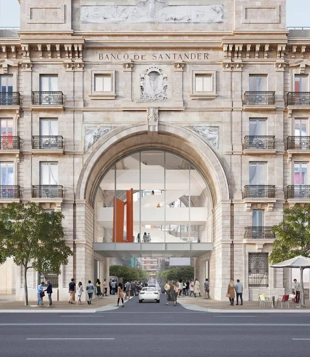 Infograf&iacute;a del 'Proyecto Pereda' del Banco Santander