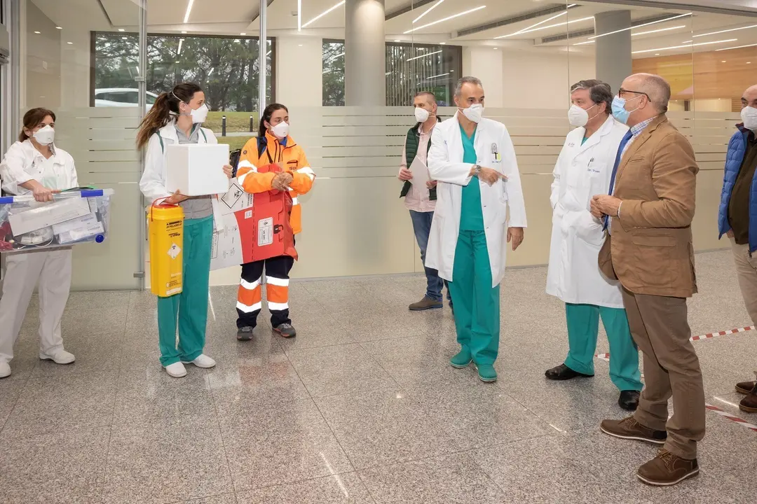 Recepci&oacute;n de las vacunas contra el Covid-19 en la Mutua Monta&ntilde;esa