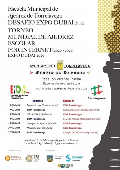 desaf&iacute;o ajedrez