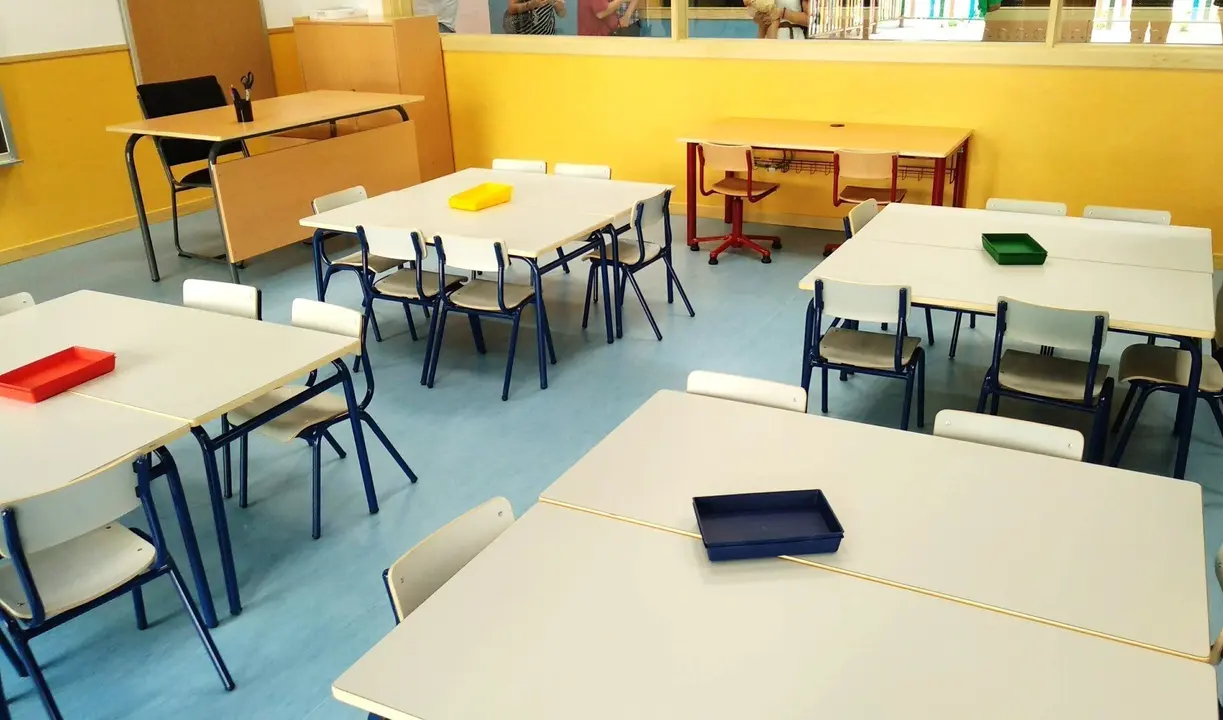 Aula. Imagen de archivo