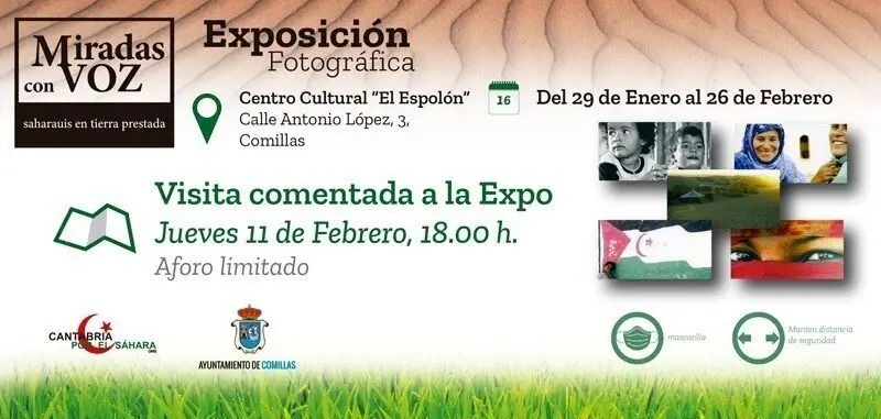 Cartel anunciador de la visita comentada