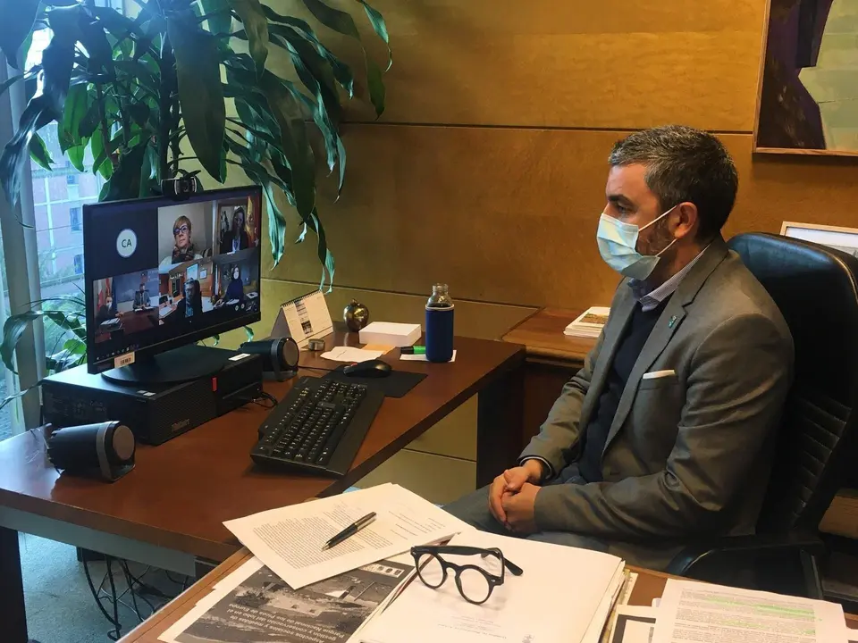 El consejero de Medio Rural de Asturias, Alejandro Calvo