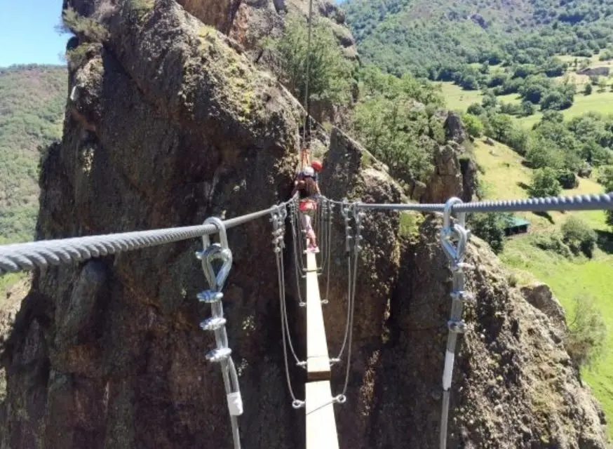 V&iacute;a ferrata Socastillo en Vega de Li&eacute;bana