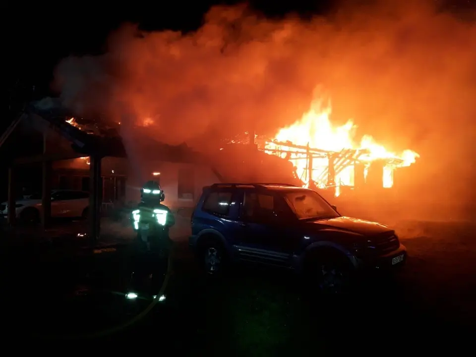 Incendio vivienda Guriezo 14 02 2021