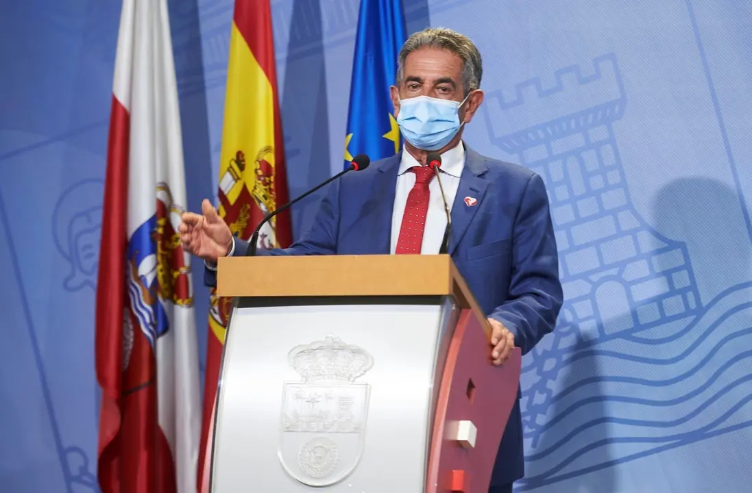 El presidente de Cantabria, Miguel &Aacute;ngel Revilla