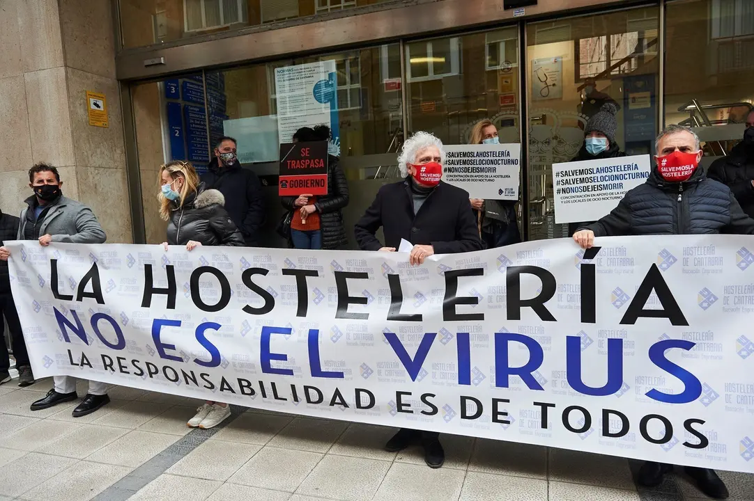 El sector de la hosteler&iacute;a se manifiesta por la falta de ayudas