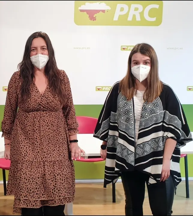 Yolanda Cobo y Marta Carral, concejalas del PRC de Cay&oacute;n