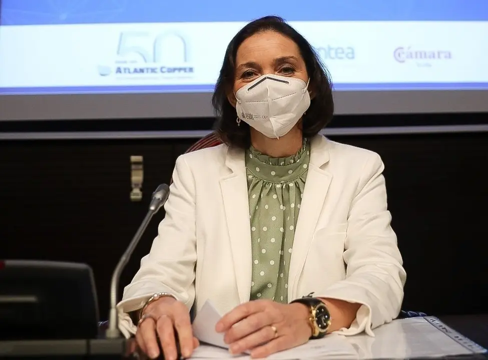 Archivo - La ministra de Industria, Comercio y Turismo, Reyes Maroto.