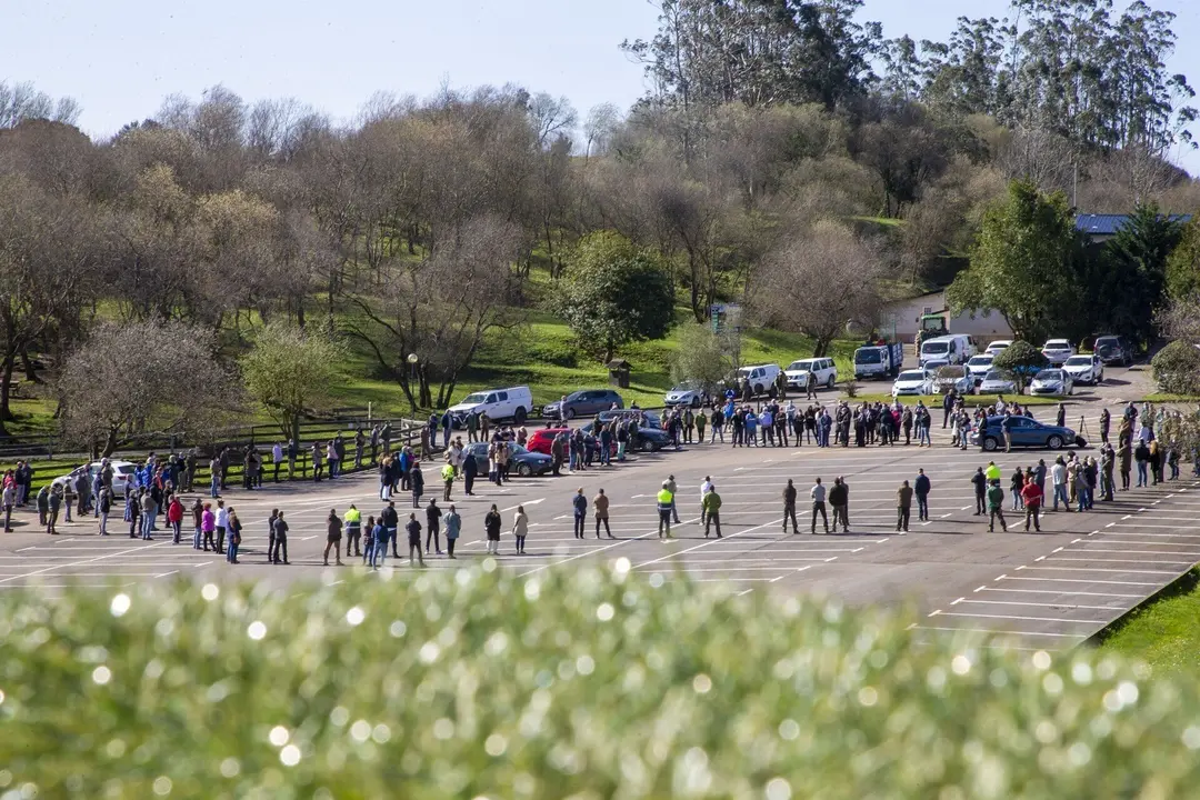 Homenaje al trabajador fallecido en Cab&aacute;rceno