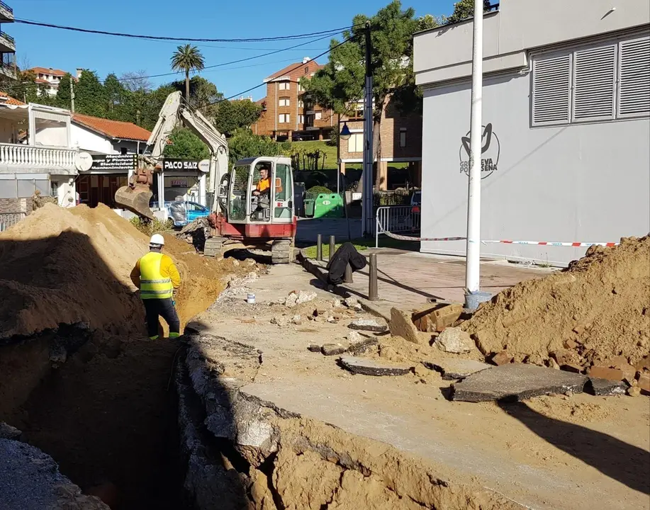 Obras de la calle El Muelle