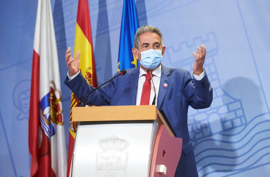 El presidente de Cantabria, Miguel &Aacute;ngel Revilla