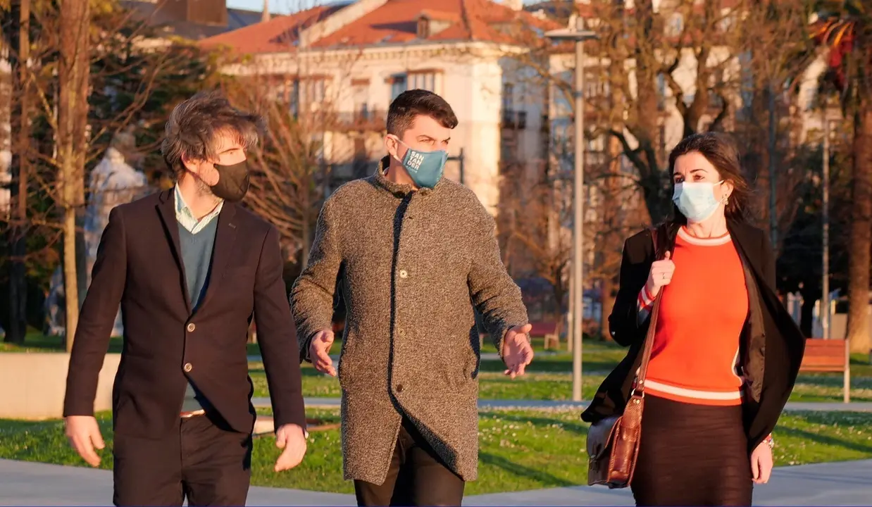 Representantes PSOE de Santander y Vitoria