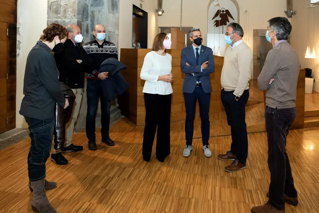 El Vicepresidente Y Consejero De Universidades, Igualdad, Cultura Y Deporte, Pablo Zuloaga, Acompa&ntilde;ado De La Consejera De Econom&iacute;a Y Hacienda, Mar&iacute;a S&aacute;nchez, Acude A La Presentaci&oacute;n Del Proyecto Europeo &ldquo;From Domus Dei To Domun Populi&rdquo;.