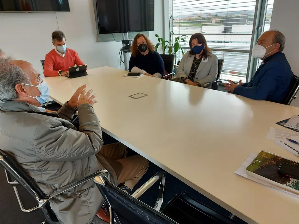 Javier L&oacute;pez Marcano en su reuni&oacute;n con ACEMM